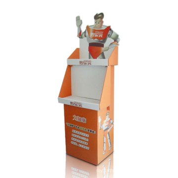 Promotional Cardboard Display Shelf Holder, Retail Store Dumpbins Display